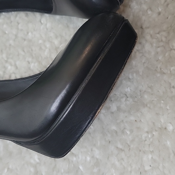 POUR LA VICTORIE platform leather stilettos size 8 - Picture 7 of 16